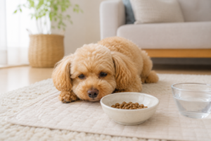 犬がドッグフードを食べないときの原因や対応方法を確認するイメージ画像